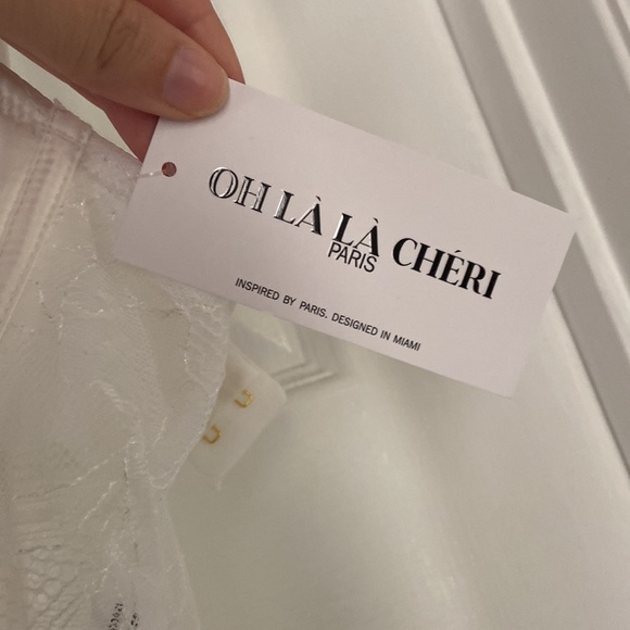 NWT Oh la la Cheri Carmella lace teddy - Picture 4 of 6